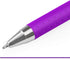 Zebra Classic Z-Grip Flight Ballpoint Pens, 1.2mm, Black & Violet, Pack of 6
