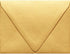 LUXPaper A2 Contour Flap Invitation Envelopes | Gold Metallic | 4 3/8" x 5 3/4" | 80lb. Text | 50 Qty