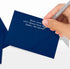 LUXPaper 4Bar A1 Contour Flap Invitation Envelopes | 3 5/8" x 5 1/8" | Navy Blue | 80lb. Text | 50 Qty