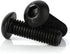 M6 x 25mm Button Head Hex Socket Cap Screws Bolts, 10.9 Grade Alloy Steel, 25 PCS