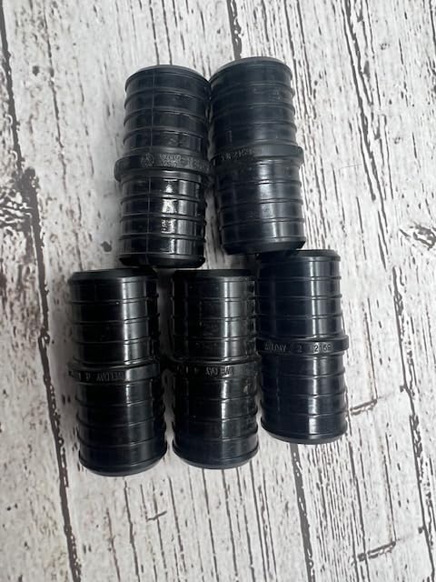 1" Pex Coupling Fitting, Menser Plumbing Pack of 5, 1" X 1" Pex Coupling Reducer for Waterlines Connection