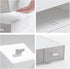 Desk Organizer with Stackable Storage Drawers, Plastic Drawers for Small Items/Cosmetics, 3 Drawers (White)