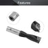 Utoolmart Brad Point Drill Bits for Wood, 13mm x 70mm HSS Stubby Drill Bit with 10mm Shank, 1pcs