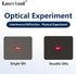 50 50mm Young's Double-Slit Experiment, Single Slit, with Holder Observation Board Red Light Source, Optics Elements
