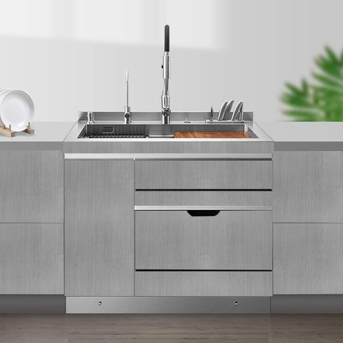 17.7''x197'' Silver Wallpaper, Stainless Steel Contact Paper Peel and Stick Waterproof Removable for Kitchen Countertop
