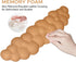 JIKIOU Upgrade Leather Cloud Keyboard Wrist Rest, Comfortable Memory Foam with Non-Slip PU Base for Gaming
