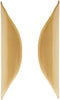 SANCHAKOU Dresser Handles Knobs 2 Pack Shoe Cabinet Door Drawer Single Hole Brass