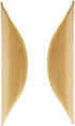 SANCHAKOU Dresser Handles Knobs 2 Pack Shoe Cabinet Door Drawer Single Hole Brass