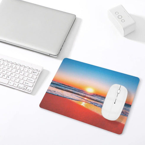 Sunrise Mouse Pad, Waterproof Square Mouse Mat with Non-Slip Rubber Base for Office Home Laptop