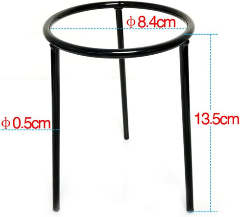 1PC Black Metal Lamp Tripod Stand for Laboratory School Chemistry Education