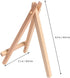 Operitacx 2 Pcs Small Easel Wooden Dog Paw for Crafts Miniature Easels Kick Stand for Phone Wooden Display Stand Easels Photo Easel Stand Tabletop Easel Stand Table Frame Child Desktop by Operitacx