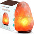 Salt Lamp Small Natural Himalayan lamp with Wooden Base, Color Changing LED Light for Bedroom, Desk, Office, Yoga