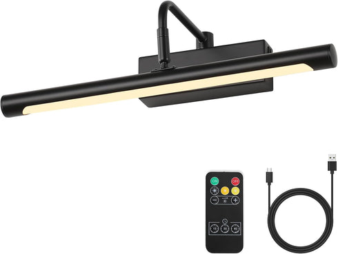 Joosenhouse Wireless Picture Light Battery Operate Library Light 15Inch 5000mAh Rechargeable Gallery