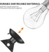 Gu10 Bulb Removal Tool Set, 239 2 Size Light Bulb Changer with Suction Cup for MR16 GU10 Lamps, 6PCS (Black White)