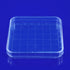 Scicalife 10 Sets Square Petri Dish with Lids, Plastic Material Container for School Lab Science Experiment