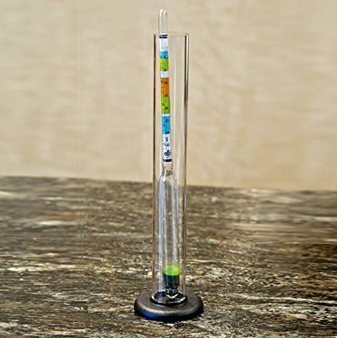 Fermtech 10" Hydrometer Test Jar for Beer or Wine Sampling, Plastic by Ubrewusa