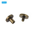 PATIKIL 50 Sets Chicago Screws, 8mm L Slotted Binding Post Rivets Brass Fasteners for Leather Belt Scrapbook Albums,