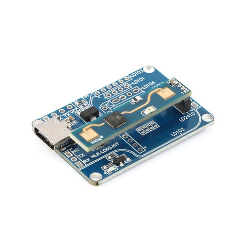 HLK-LD2410B 24GHz Human Presence Radar Module Test Kit with Bluetooth Smart Detection Sensor Module Board