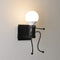 Mengjay Modern Retro Creative Wall Lamp Nordic Modern Wall Lighting Fixtures LED Living