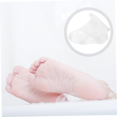 Generic 200Pcs Disposable Stirrup Foot Covers for Salons Oil-Resistant Waterproof Pedicure Accessories Try on Socks