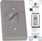 SIGMA ELECTRIC 14216 Sigma Toggle Switch, 2-3/16" X 4-9/16" Al 1 Gang, Gray Shrinkwrap