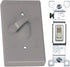 SIGMA ELECTRIC 14216 Sigma Toggle Switch, 2-3/16" X 4-9/16" Al 1 Gang, Gray Shrinkwrap