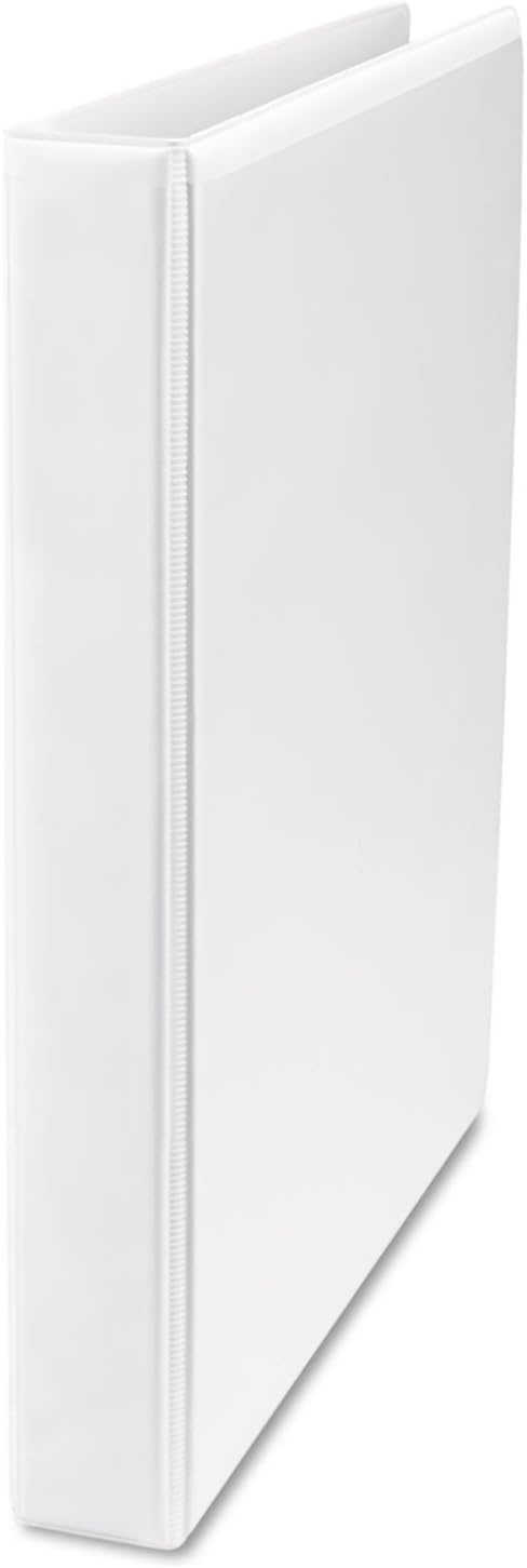 Universal UNV20742 11 in. x 8.5 in. 1 in. Capacity Slant D-Ring View Binder - White