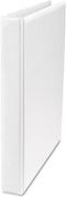 Universal UNV20742 11 in. x 8.5 in. 1 in. Capacity Slant D-Ring View Binder - White