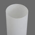 2 Pack 1-5/8-Inch G0071 White Frosted Spiral Textured Glass Shade, Cylinder Light Fixture Replacement Globe or Cover