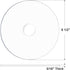 YAIRMIS 6-1/2" Nut,5/16 Inch Dia Router Base Plate,DIY Drilling, w/BrassCentering Pin &Brass Thick Base Plate,Clear