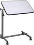 EBLSE 4 Multifunctional Adjustable Medical Bedside Table, Mobile End Table Laptop Rolling Cart, Overbed Table