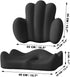 Tophacker Set Seat Cushion & Lumbar Support Pillow for Office Chair, Ergonomic Back Pillow for Sciatica Pain Relief
