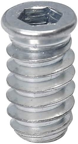 40pcs Threaded Inserts for Wood, 1/4-20 Furniture Screw in Nuts, 20mm Length