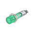 uxcell Signal Indicator Dash Light DC 12V, LED Bulbs XD7-1 Red+Green, 7mm 9/32" Panel Mount, 15Pcs
