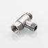 Add On Tee Fitting, Stainless Steel Toilet Water Supply Line Splitter, 3/8" x 3/8" x 3/8"