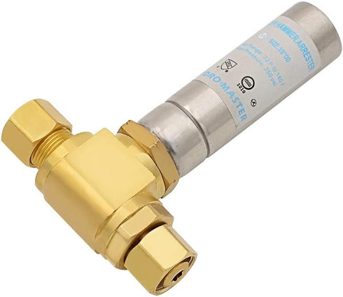 HYDRO MASTER Tee Water Hammer Arrestor, 3/8" OD Comp. x 3/8" OD Female Comp.