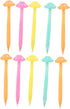 Operitacx 10 Pcs Mushroom Design Mechanical Pencils Set, Plastic Writing Pencils for Gifts and Drawing