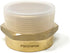 G Thread Female to NPT Male Pipe Fitting Adapter, Lead-Free Adapter (2 inch)