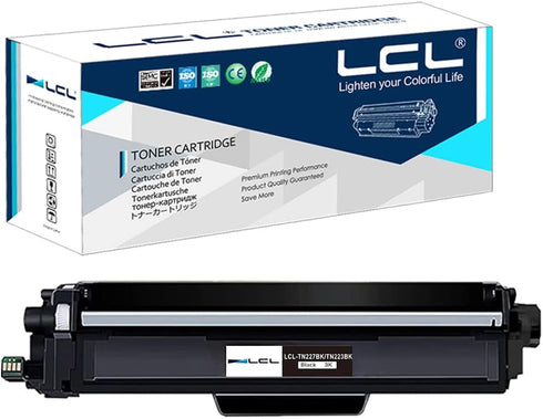 LCL Compatible Toner Cartridge Replacement for Brother TN227 TN223 (1-Pack Black, 3000 Pages)