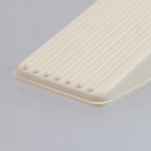 Door Stopper Wedge Non-Scratching Door Holder Small White - Pack of 4