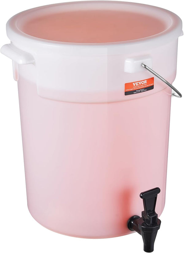VEVOR Beverage Dispenser, 5 Gallon Drink Dispensers for Parties, Plastic Juice Dispenser
