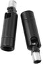 TAODAN 2PCS 180 15.5x60mm Black Tilt Top Light Adaptors Degree Pendant Track Metal Suspension Fittings Multifunctional