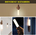 1PC) LANDGOO Wooden Motion Sensor Night Lights Magnet Body Sensor Hallway Night Lights Rechargeable Led Light Portable