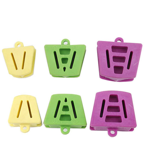 RZJZGZ Dental Oral Silicone Mouth Prop, Bite Blocks Cheek Retractor, 6 Count Pack