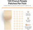 Dermatrue 2 20ft 120 Extra Large Hydrocolloid Roll x with Easy-Tear Perforations + Precut Pimple Patches Hydrocolloid