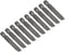 uxcell 10 Pcs 6mm Slotted Tip Magnetic Flat Head Screwdriver Bits, 1/4 Inch Hex Shank, 2-inch Length