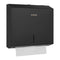 AIKE 250 Sheets Compact Multifold Wall Mount Paper Towel Dispenser,Stainless Steel Black