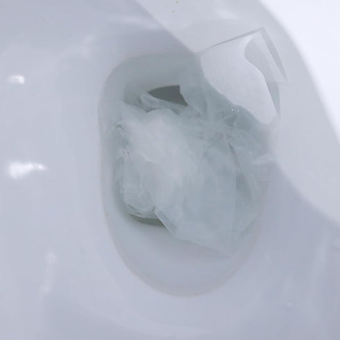 EXCBIOZ 10Pieces Toilet Seat Covers Flushable Paper Cover Disposables for Airplanes Travel Seats Public Restroom