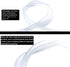 PVC Tubing 3/8" ID x 1/2" OD, 50 ft Clear Vinyl Tubing with 4 Stainless Clamps for Water, Air, Oil Transfer