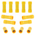 Glarks 100pcs 12-10 Gauge Butt Electrical Insulated Quick Splice Crimp Terminals Connectors